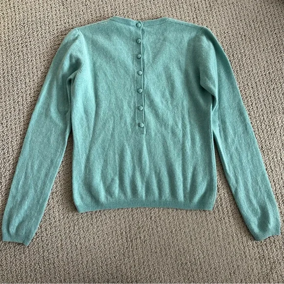 Paul & Joe V-Neck Mint Green cashmere Sweater - Picture 5 of 5